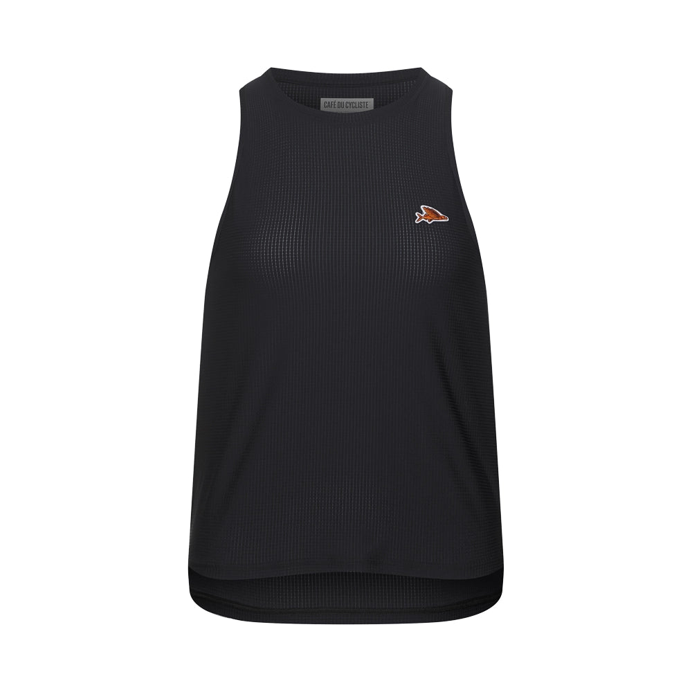 CAFE DU CYCLISTE Alix Technical Training Women Top - Black-T-Shirts-