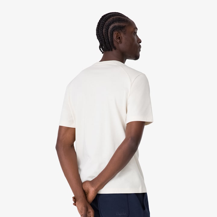 RAPHA Cotton Tshirt - BEC/Off White Stone-Velodrom