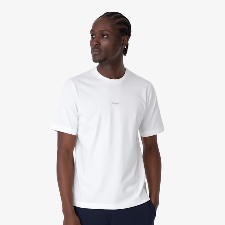 RAPHA Cotton Tshirt - BWM/White Light Grey-Velodrom