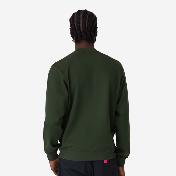 RAPHA Cotton Sweatshirt - KOG Deep Olive Green/Olive Green-Velodrom