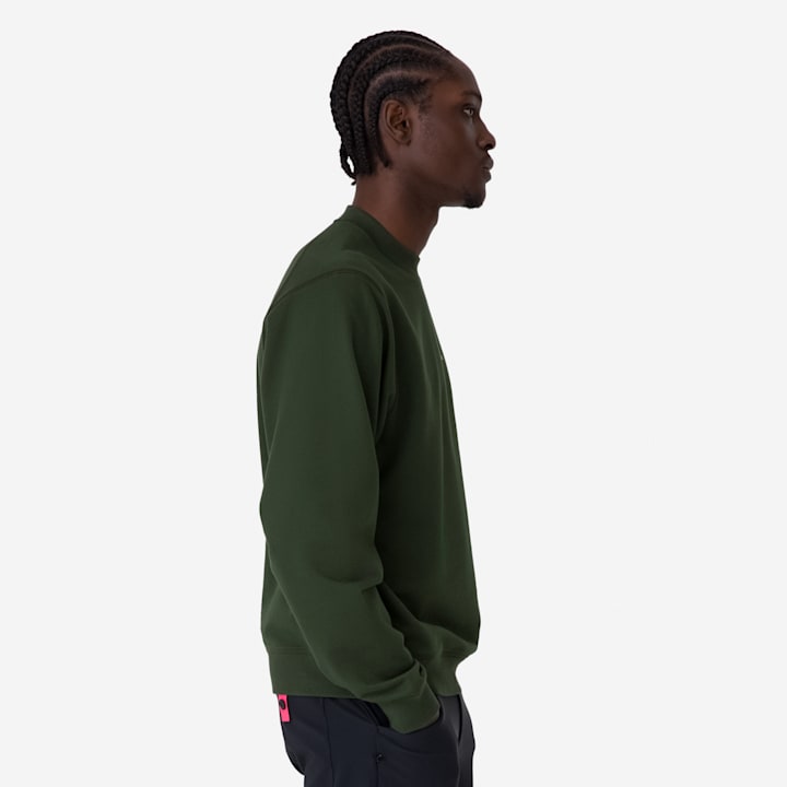 RAPHA Cotton Sweatshirt - KOG Deep Olive Green/Olive Green-Velodrom