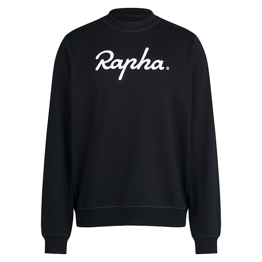 RAPHA Cotton Sweatshirt Large Logo - BBK/Black White-Velodrom