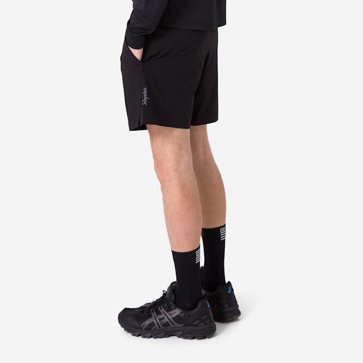 RAPHA Active Shorts - BBA Black/Grey-Velodrom