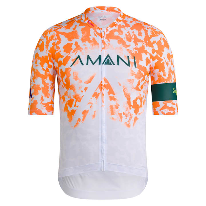 RAPHA X AMANI Pro Team Training Jersey - MUL/Orange-Velodrom