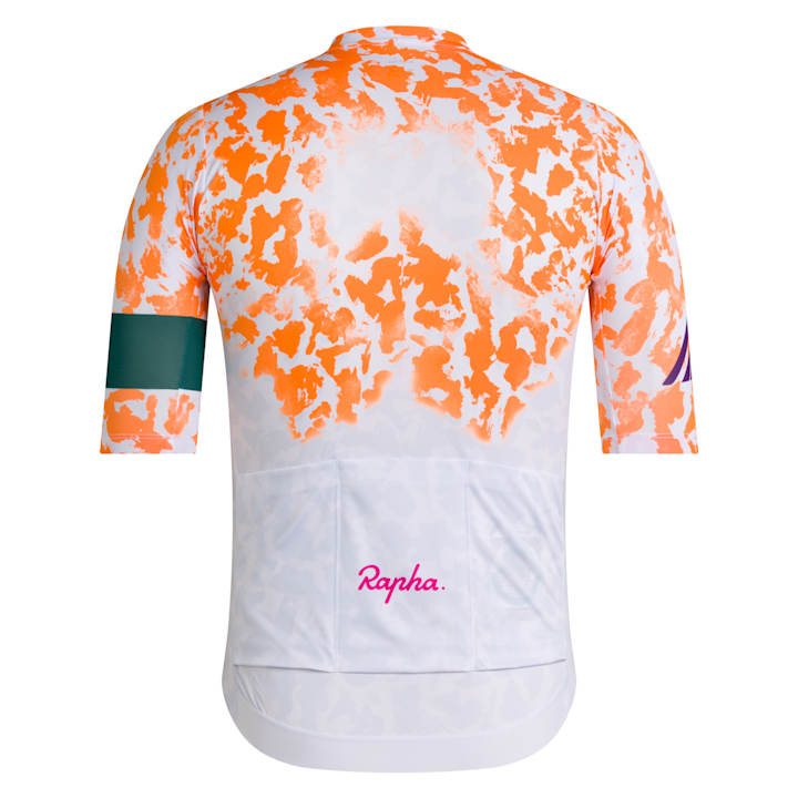 RAPHA X AMANI Pro Team Training Jersey - MUL/Orange-Velodrom