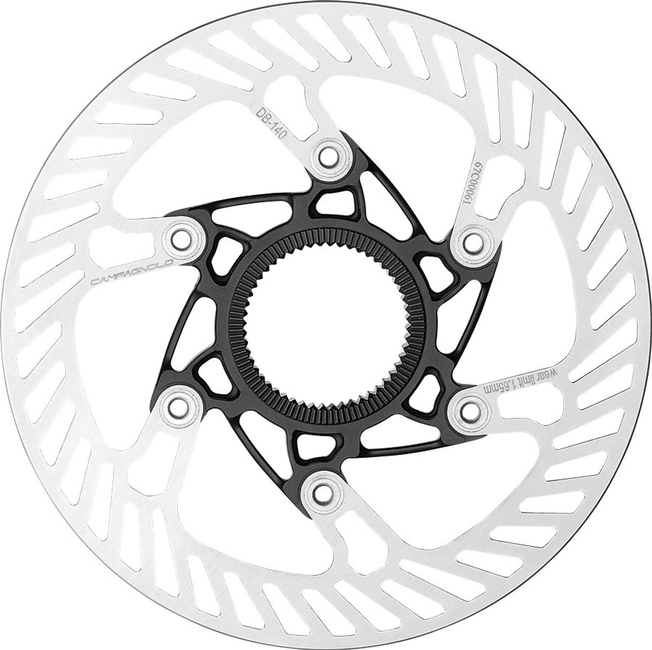 CAMPAGNOLO 03 Center Lock Disc Brake Rotor - Silver-Brake Rotors-