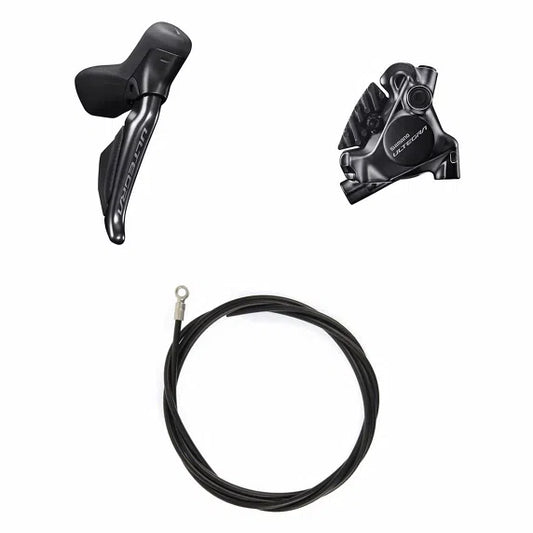 SHIMANO Ultegra Right Shifter BR RX8170 R + SM BH90 JK SS 12s 1700mm - Black-Shifters-4550170241018