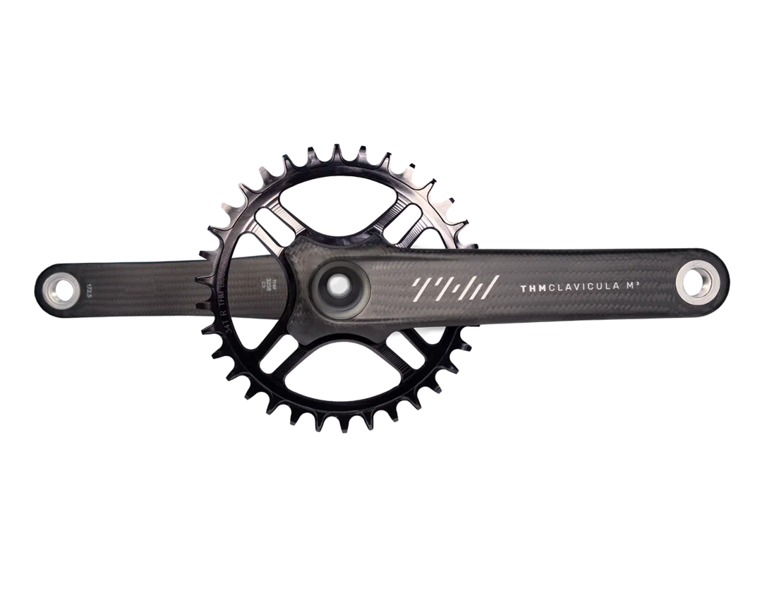 THM Crankset Clavicula M3 GRAVEL / MTB - Carbon Glossy-Cranksets-