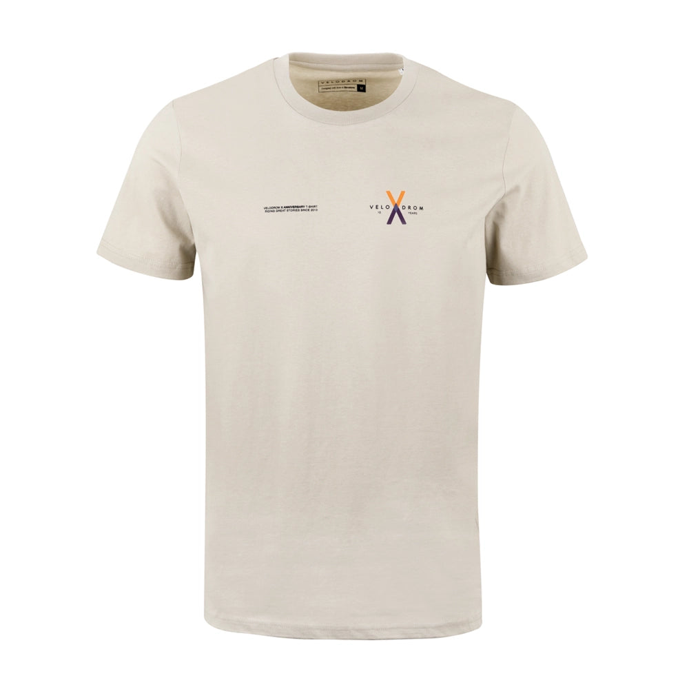 VELODROM VCC 10 Years Tshirt - Beige-T-Shirts-