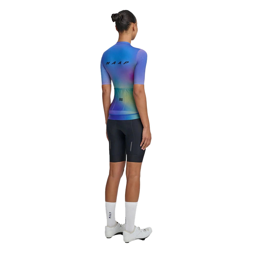 MAAP Women's Blurred Out Pro Hex Jersey 2.0 - Blue Mix-Women Jerseys-