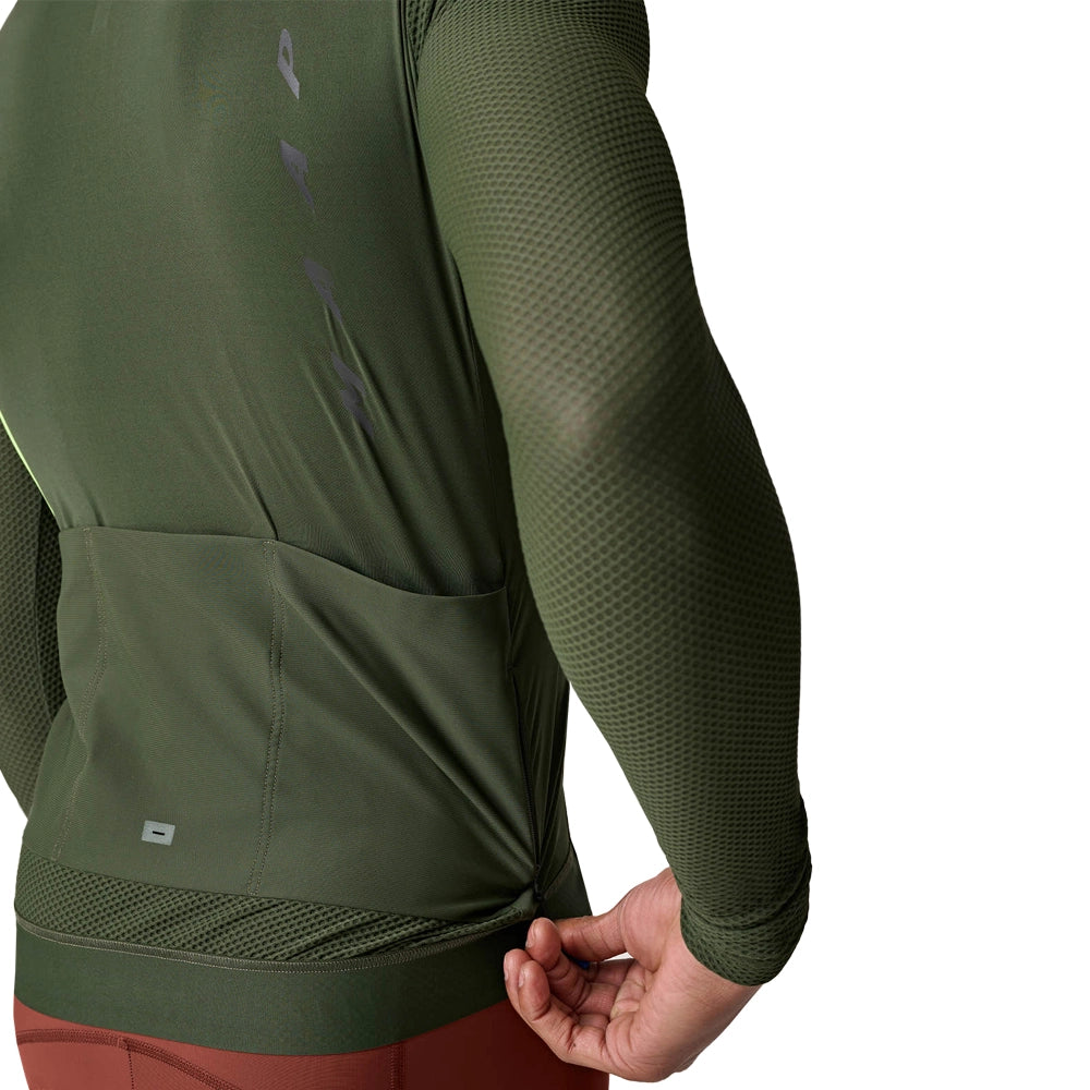 MAAP Evade Pro Base LS Jersey 2.0 AW2023 - Bronze Green-Long Sleeve Jerseys-