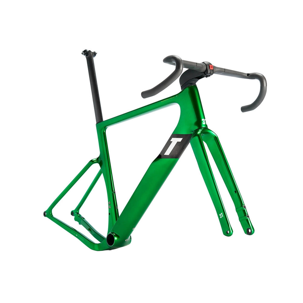 3T Exploro Racemax Italia Integrale Gravel Frameset - Verde-Framesets-