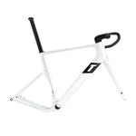 3T Exploro Racemax Italia Integrale Gravel Frameset - Bianco-Framesets-