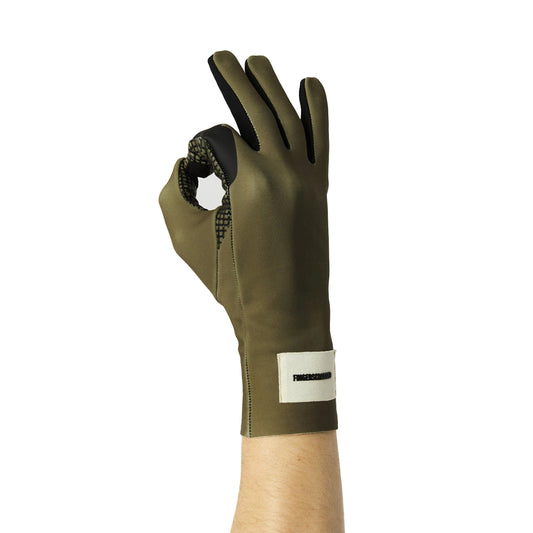 FINGERSCROSSED Gloves Mid Season - Olive-Gloves-4260685016123