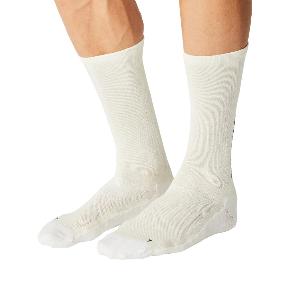 FINGERSCROSSED Socks Light Merino Silk - Creme/White-Cycling Socks-