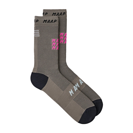 MAAP Eclipse Socks SS24 - Black/Morel-Cycling Socks-