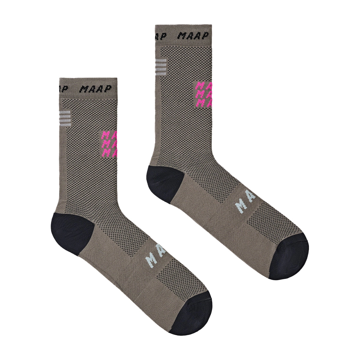 MAAP Eclipse Socks SS24 - Black/Morel-Cycling Socks-