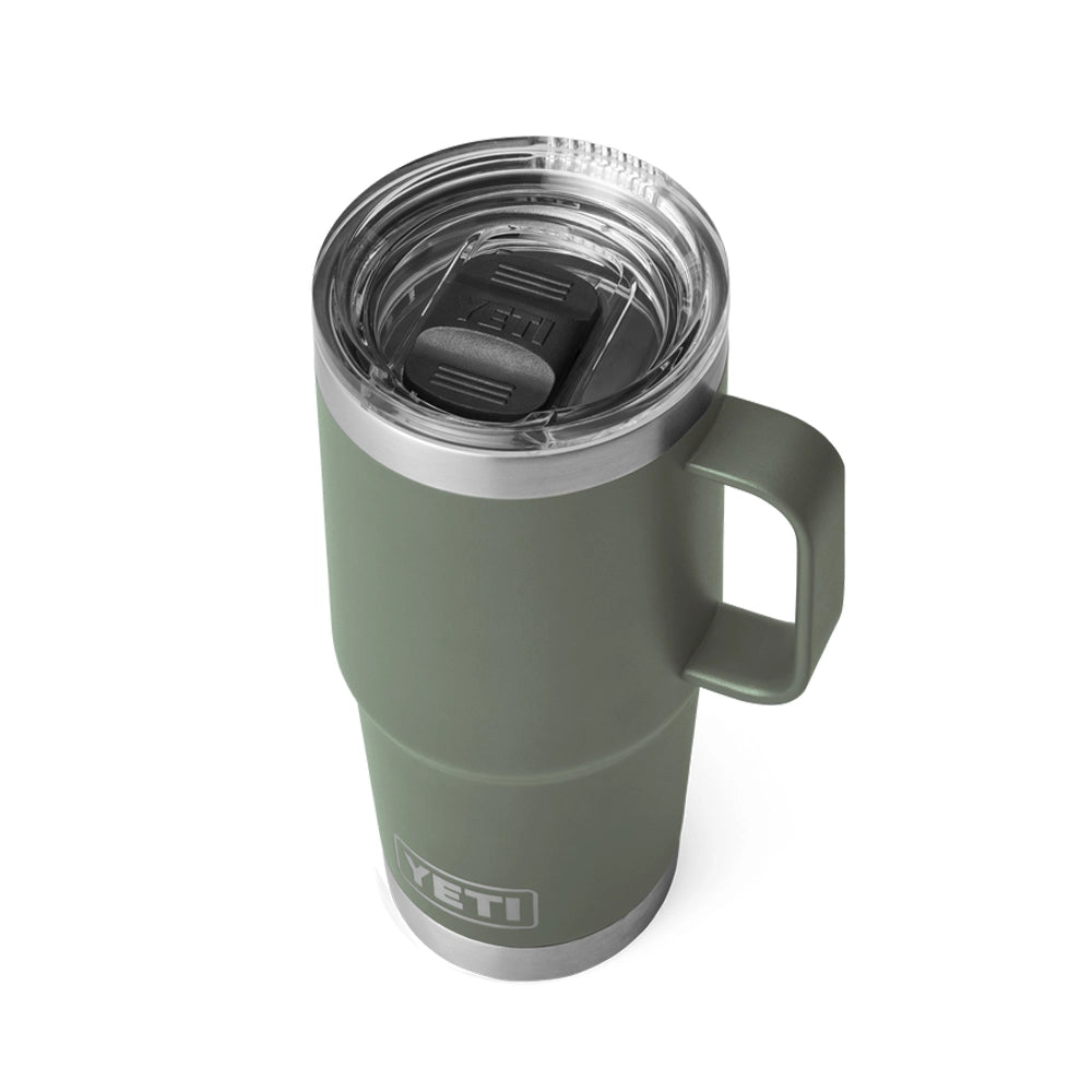 YETI Rambler 20 OZ 591 ML Travel Mug - Camp Green-Drinkware-888830254479