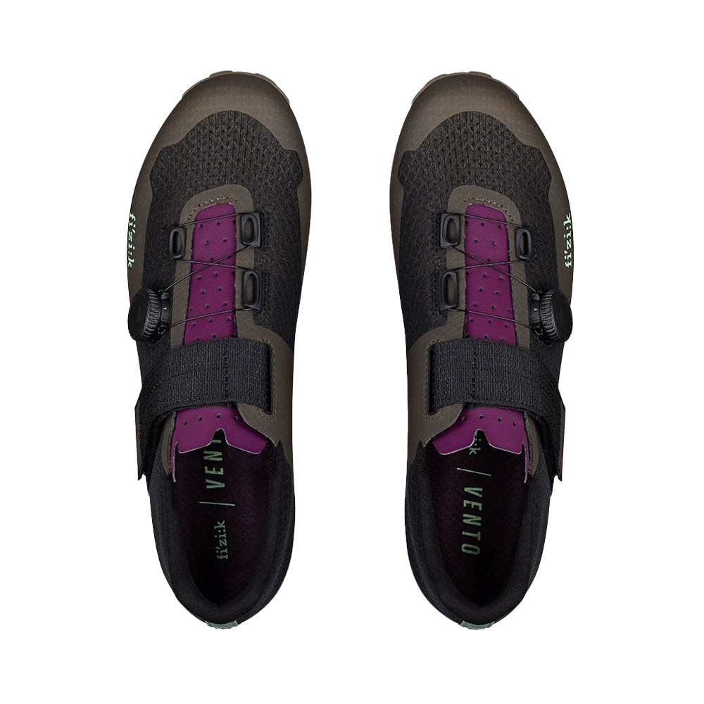 FIZIK VENTO FEROX CARBON Cycling Shoes - Brown/Purple-Gravel Cycling Shoes-