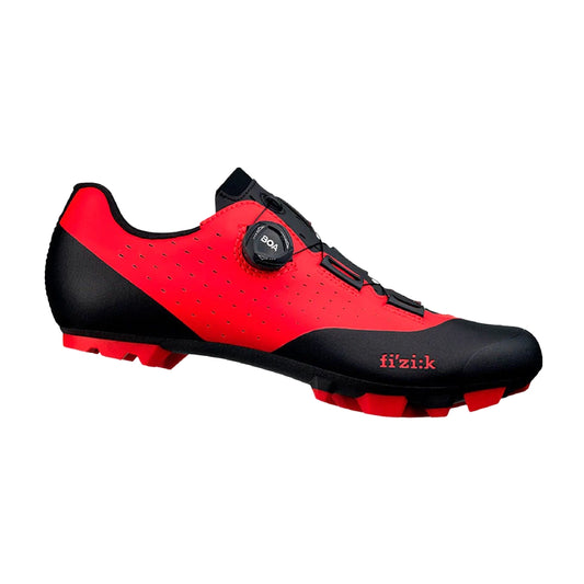 FIZIK VENTO OVERCURVE X3 Cycling Shoes - Red/Black-Gravel Cycling Shoes-