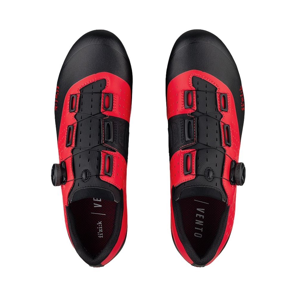 FIZIK VENTO OVERCURVE X3 Cycling Shoes - Red/Black-Gravel Cycling Shoes-