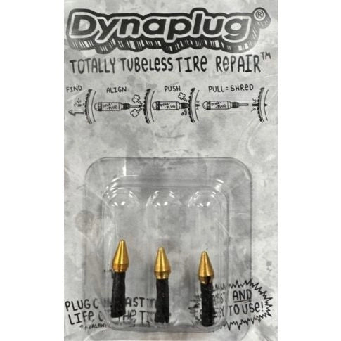 DYNAPLUG Tubeless Tire Repair Plugs - Black