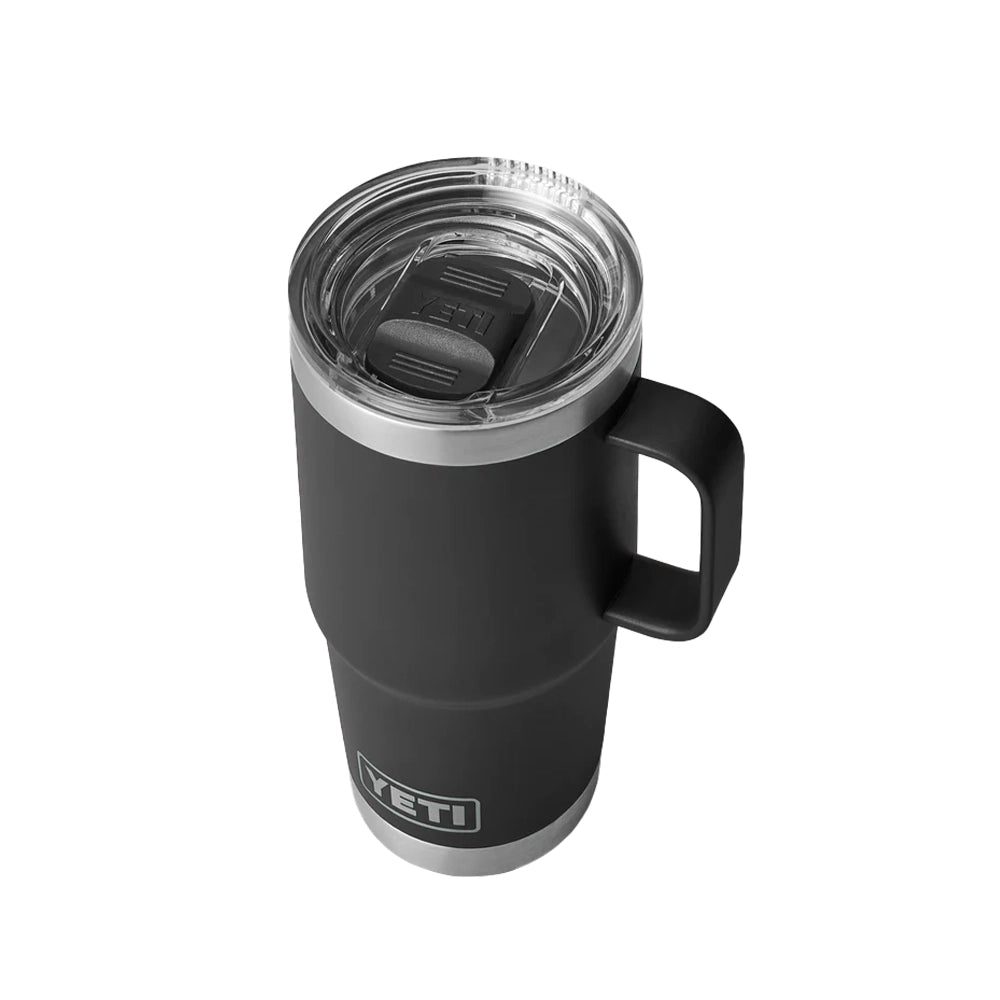 YETI Rambler 20oz 591ml Travel Mug - Charcoal-Drinkware-888830212400