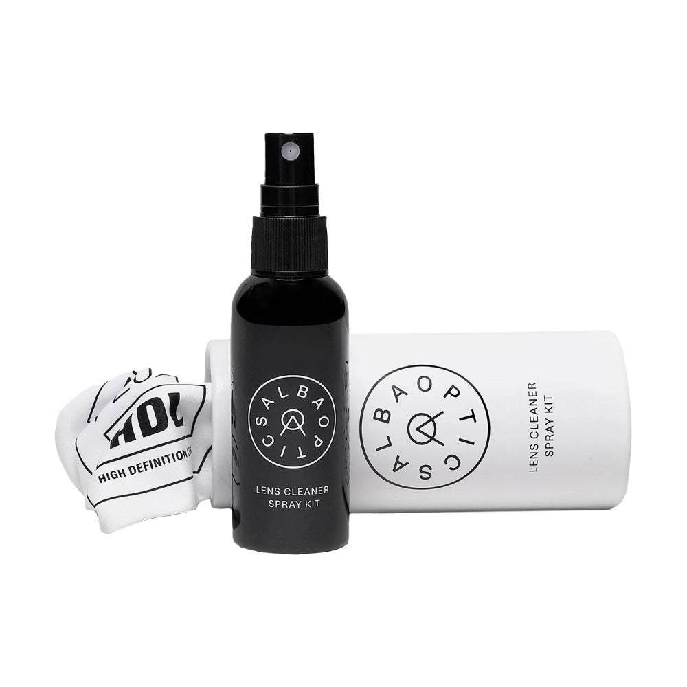 ALBA OPTICS Lens Cleaner Spray Kit BW - Maintenance-Eyewear Accesories-8053806719869