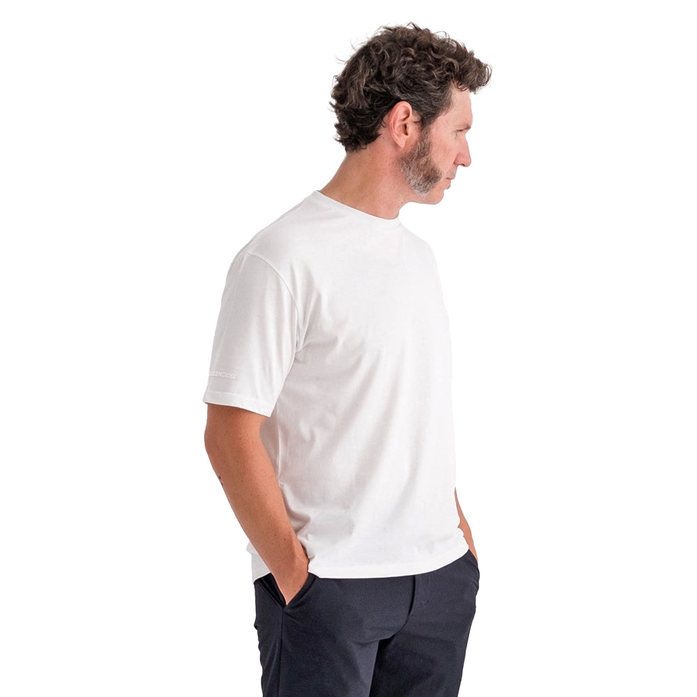 SILENCIOSA Embossed TShirt - White-Casual Shirt-8436616480714