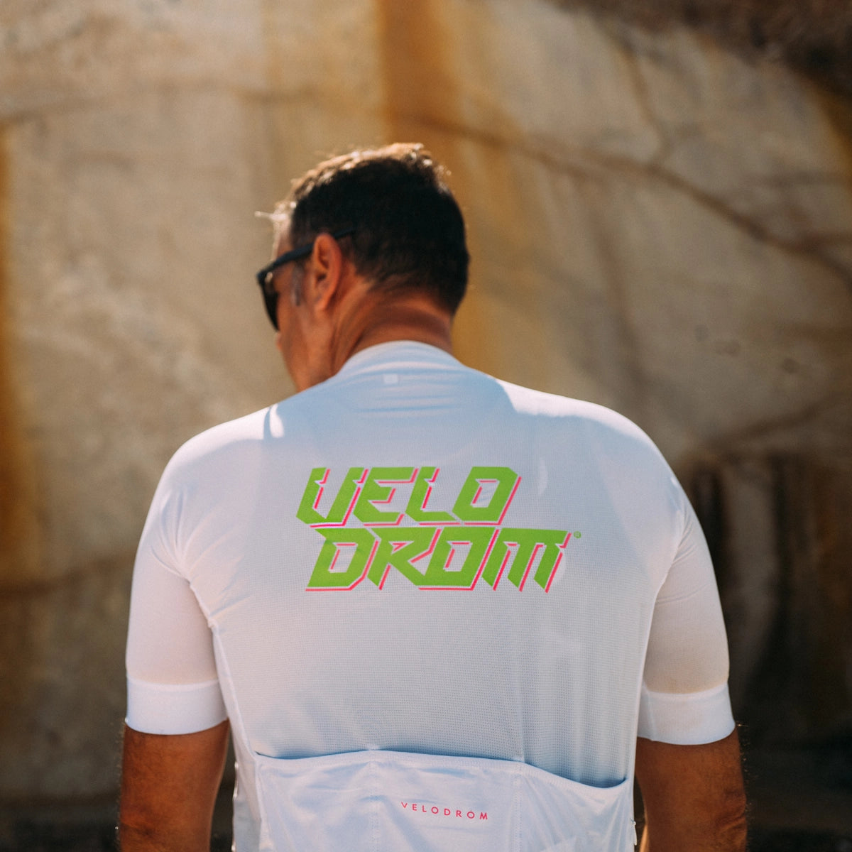 VELODROM RaceDay Jersey SS24 - White/Fluor Pink-Jerseys-