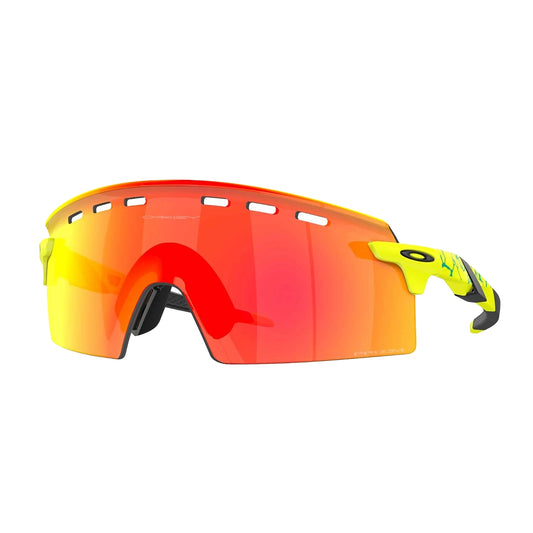 OAKLEY Encoder Strike Vented Eyewear Inner Spark - Matte Tennis Ball Yellow Prizm Ruby-Eyewear-888392640017