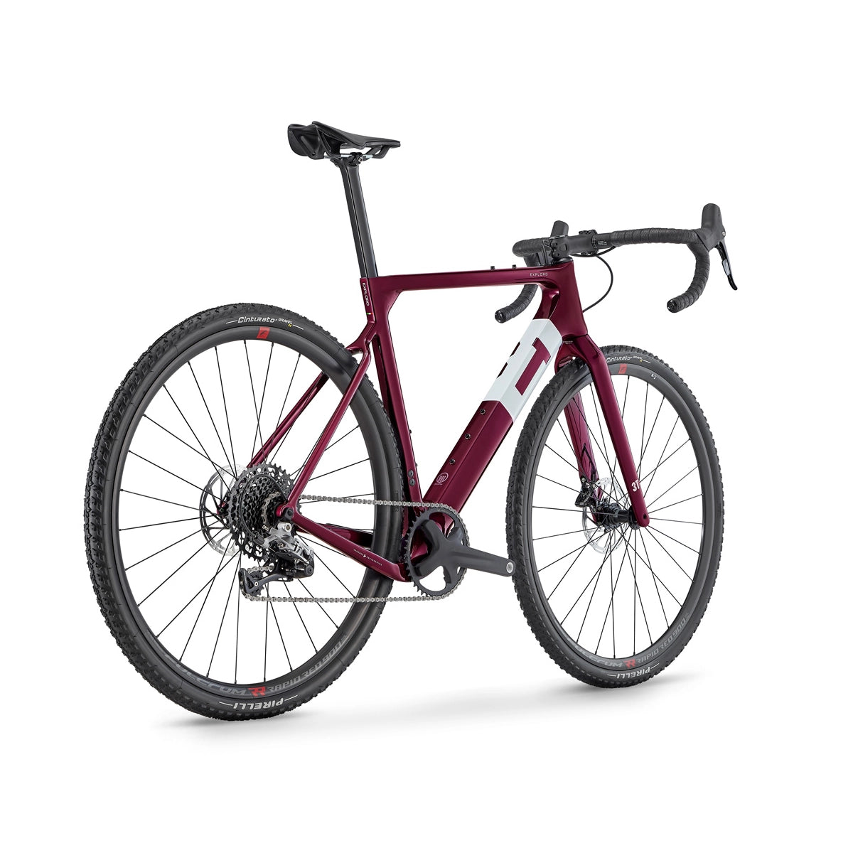 3T Exploro Primo Rival 1x11 Complete Bike Gravel Sram Rival - Cherry-Complete Gravel Bikes-