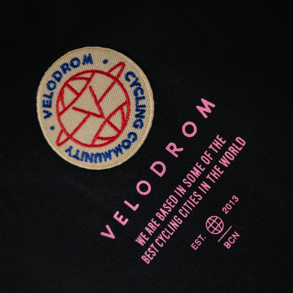 VELODROM Multi Patch Tshirt SS24 - Black-T-Shirts-