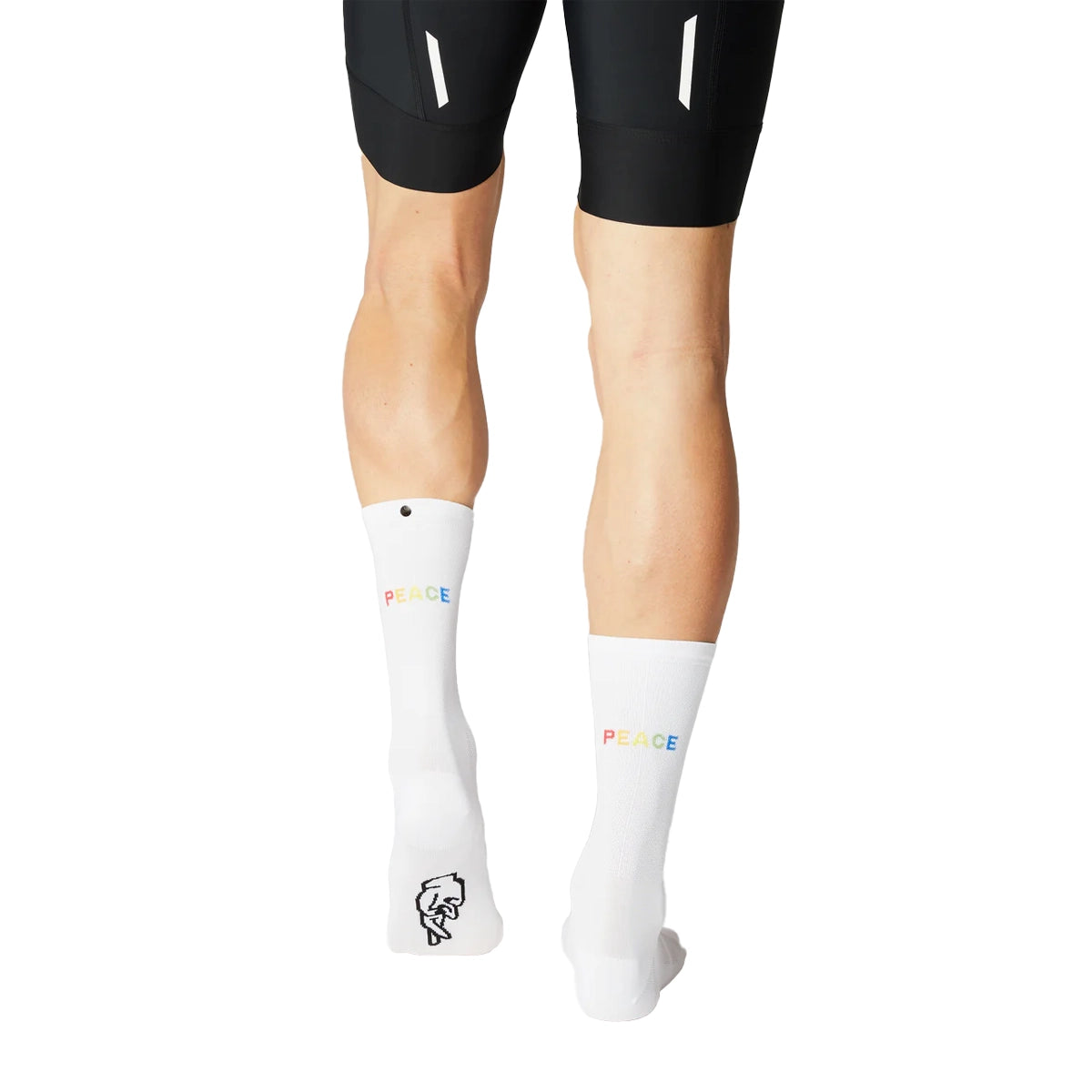 FINGERSCROSSED Socks Rolling Harmony - White-Cycling Socks-