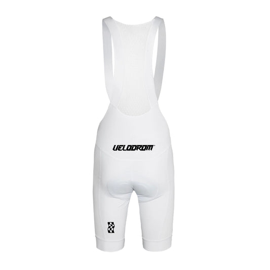 VELODROM RaceDay Bib Shorts - Racing White-Bib Shorts-