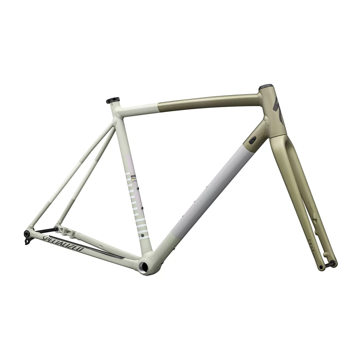 SPECIALIZED CRUX DSW 2025 Gravel Frameset - Satin Metallic Spruce / Birch / Smoke