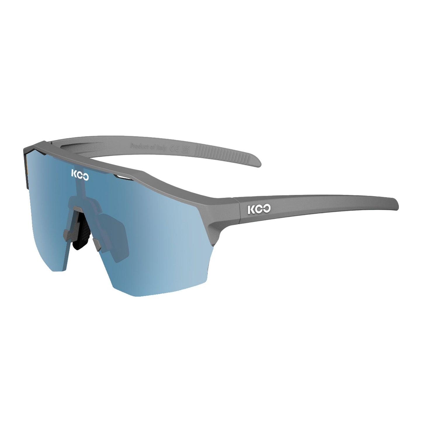 KOO Eyewear Alibi Turquoise Mirror - Grey Matt/Turquoise