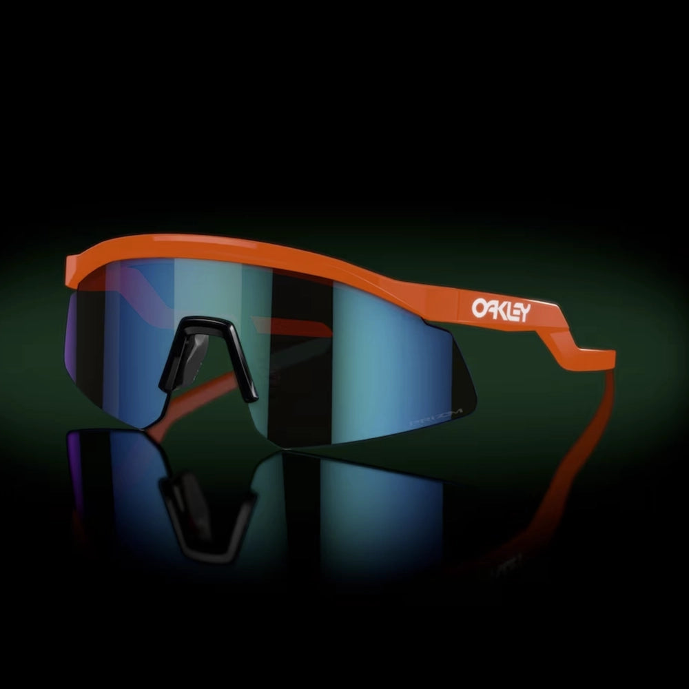 OAKLEY Hydra Eyewear - Neon Orange Prizm Sapphire-Eyewear-888392596581