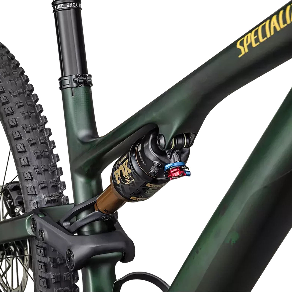 SPECIALIZED STUMPJUMPER 15 Pro 2025 Mountain Bike - Satin Green Tint / Gunmetal / Satin Metallic Sulphur