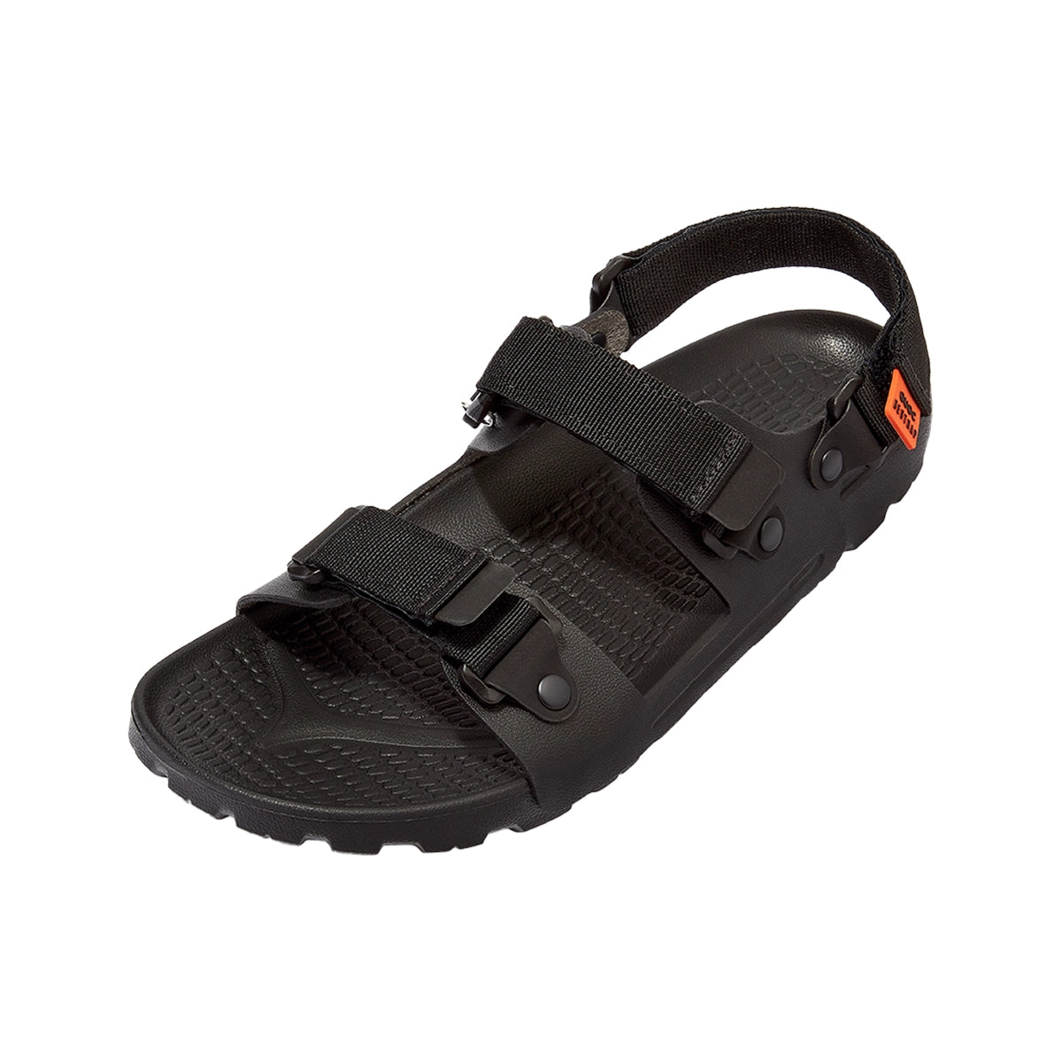 QUOC X RESTRAP SANDAL - BLACK