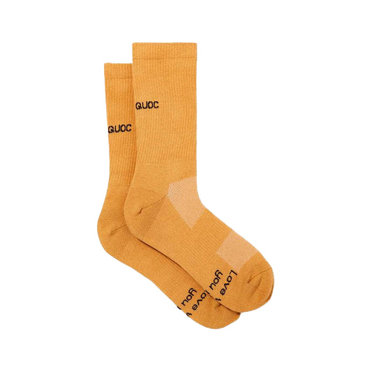 QUOC ALL ROAD SOCKS - AMBER