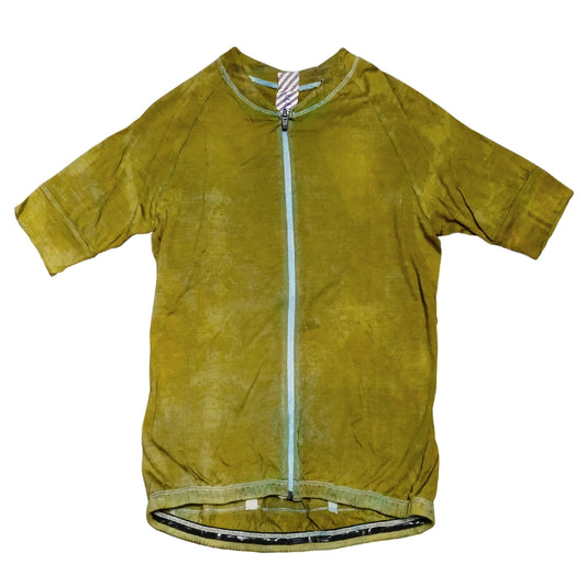 MAAD Cycling Jersey Short Sleeve  - Olive / Turquoise Blue