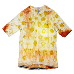 MAAD Cycling Jersey Short Sleeve - Warm Yellow Flower