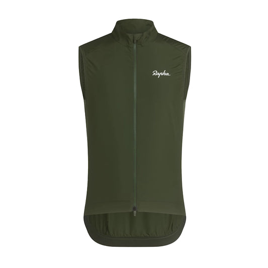 RAPHA Core Gilet - Deep Olive Green/White KGW-Velodrom