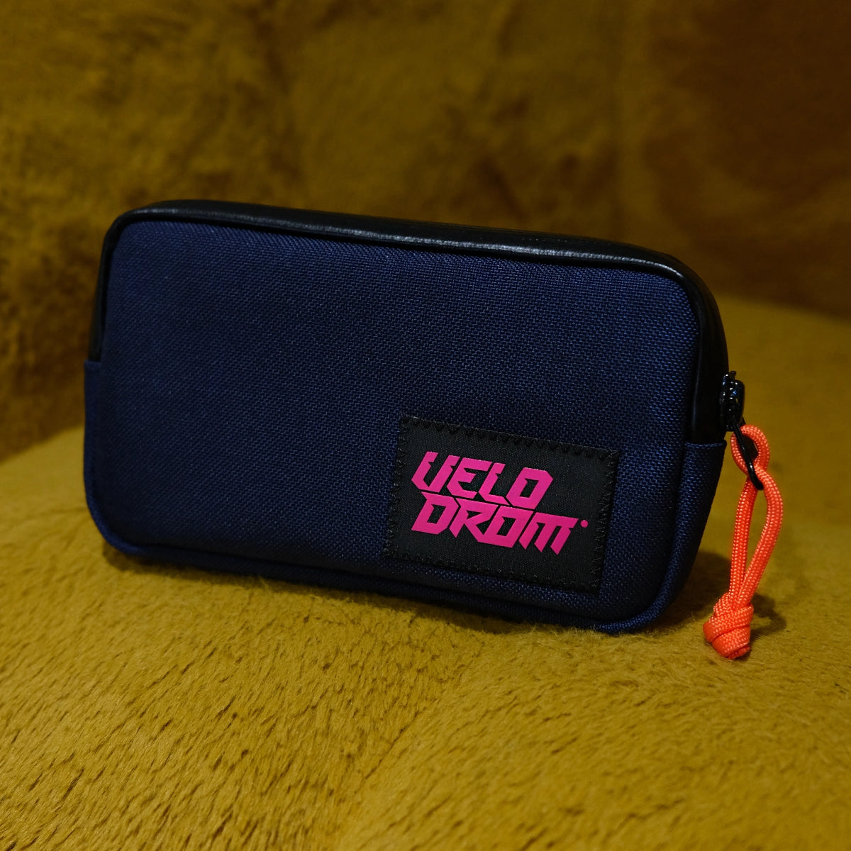 VELODROM RaceDay by Cordel Case Small Pouch - Blue Navy/Pink Fluor Graphic