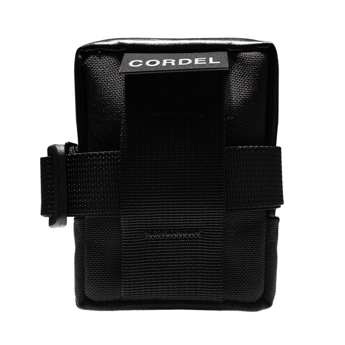 VELODROM RaceDay by Cordel Compact Road Saddle Bag - Black/White Graphic