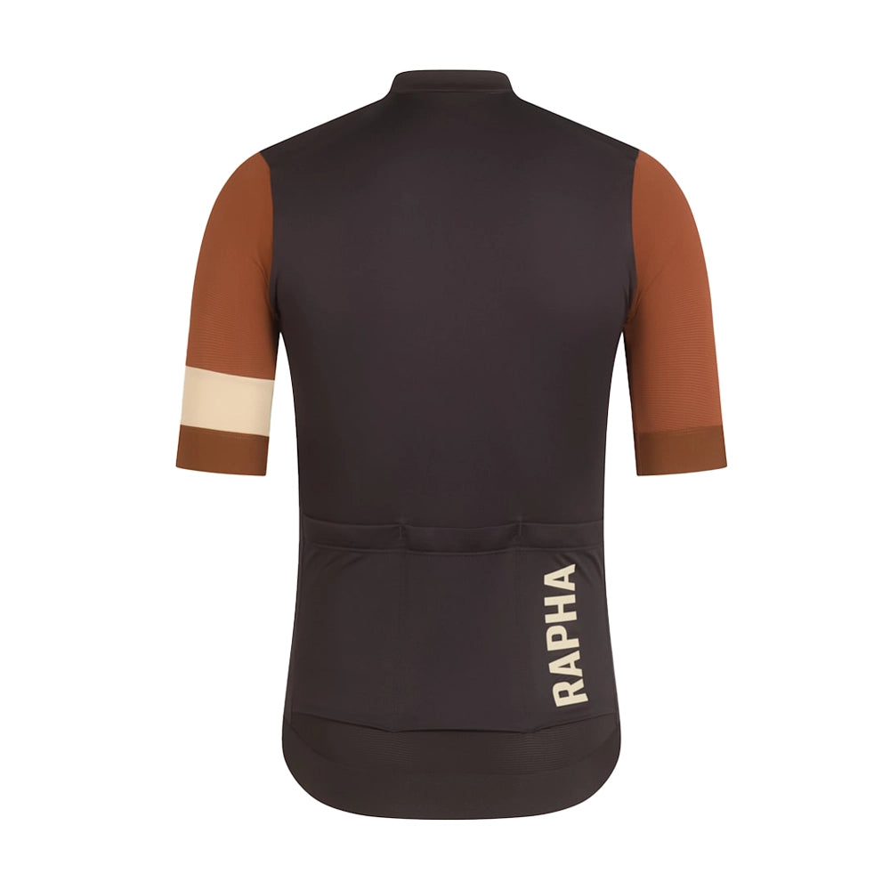 RAPHA Pro Team Training Jersey - ETS Black/ Rust Brown – Velodrom CC