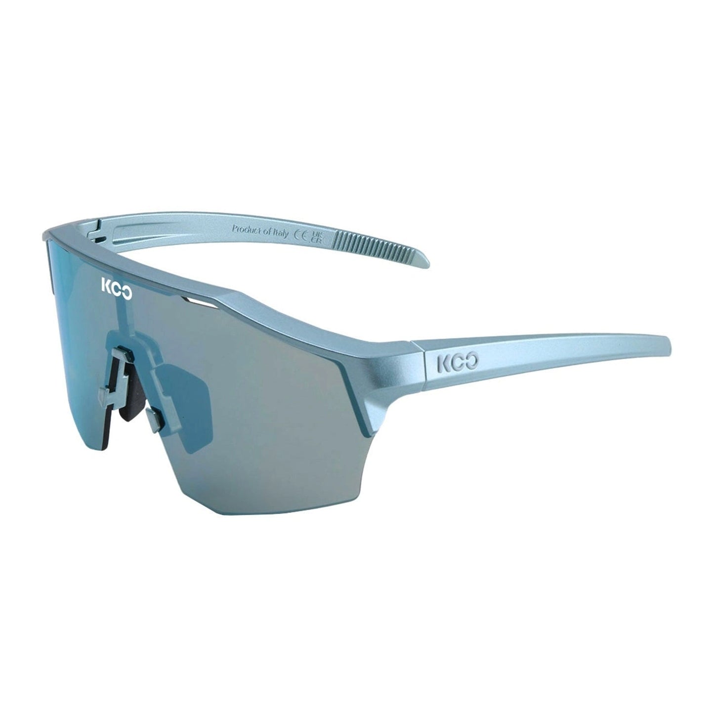 KOO Eyewear Alibi Galaxy Super Blue Mirror - Metallic Light Blue