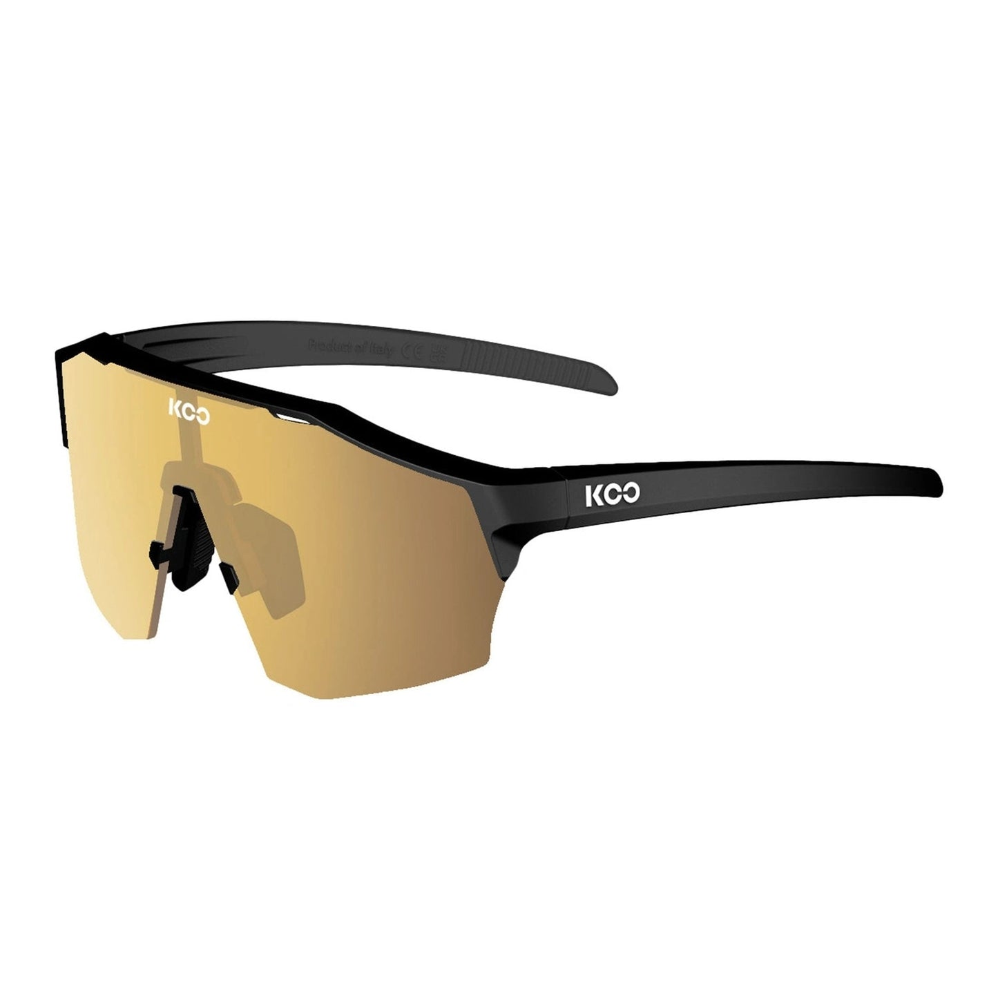 KOO Eyewear Alibi Large - Black Matt / Gold