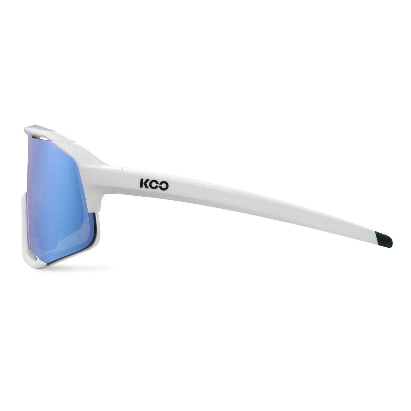 KOO Eyewear Demos Turquoise Mirror - White/Turquoise